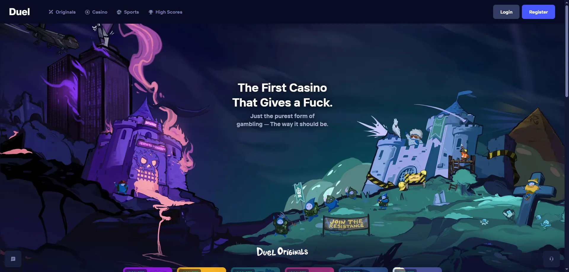 Duel Casino plataforma de juegos en l&iacute;nea segura y licenciada