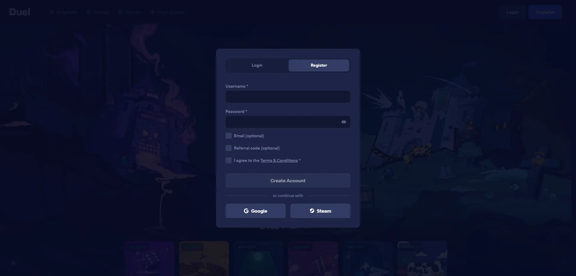 Duel Casino en m&oacute;vil &mdash; experiencia optimizada para Android e iOS